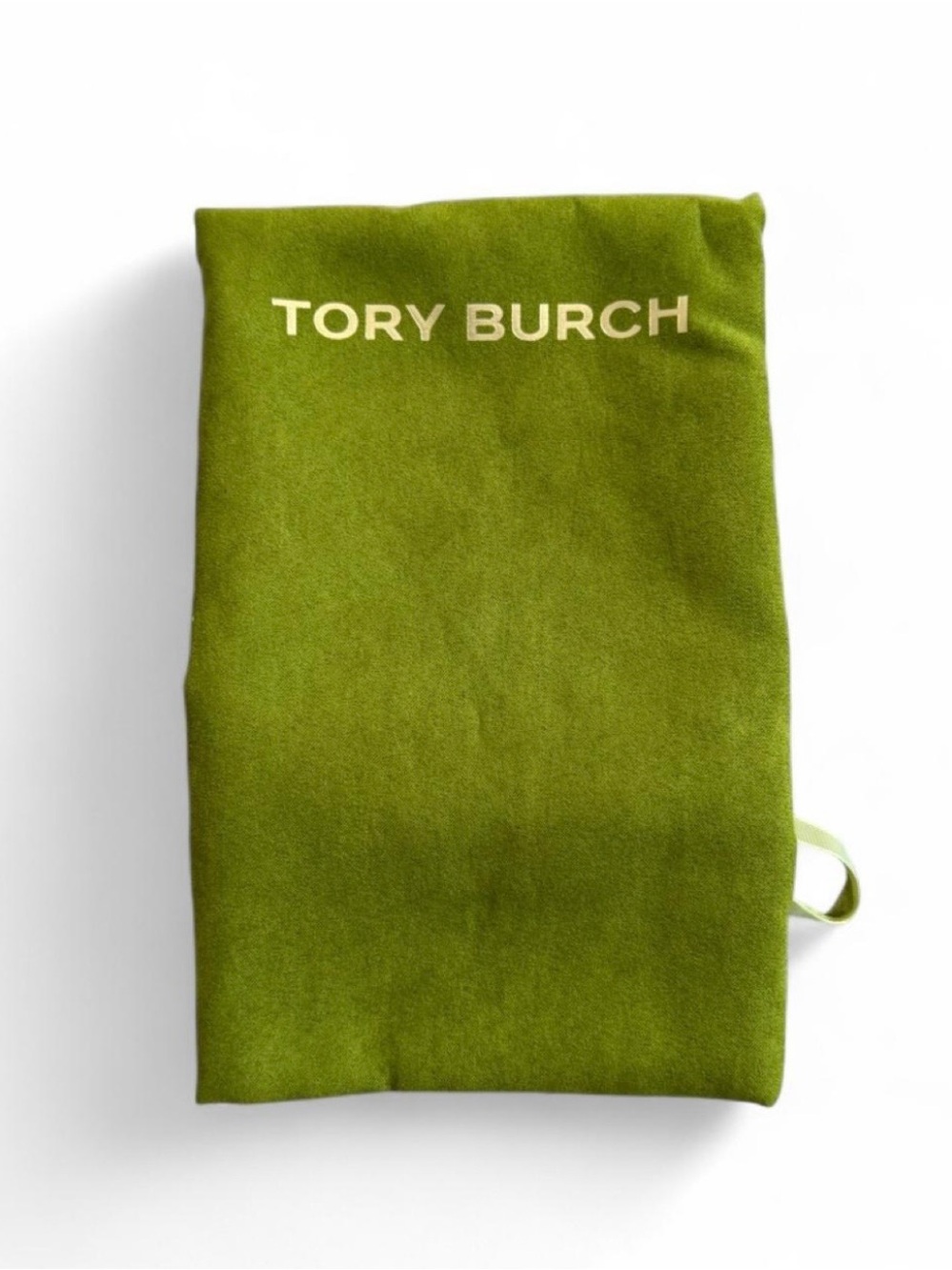 Tory Burch Large Green Drawstring Dustbag - Picture 7 of 7